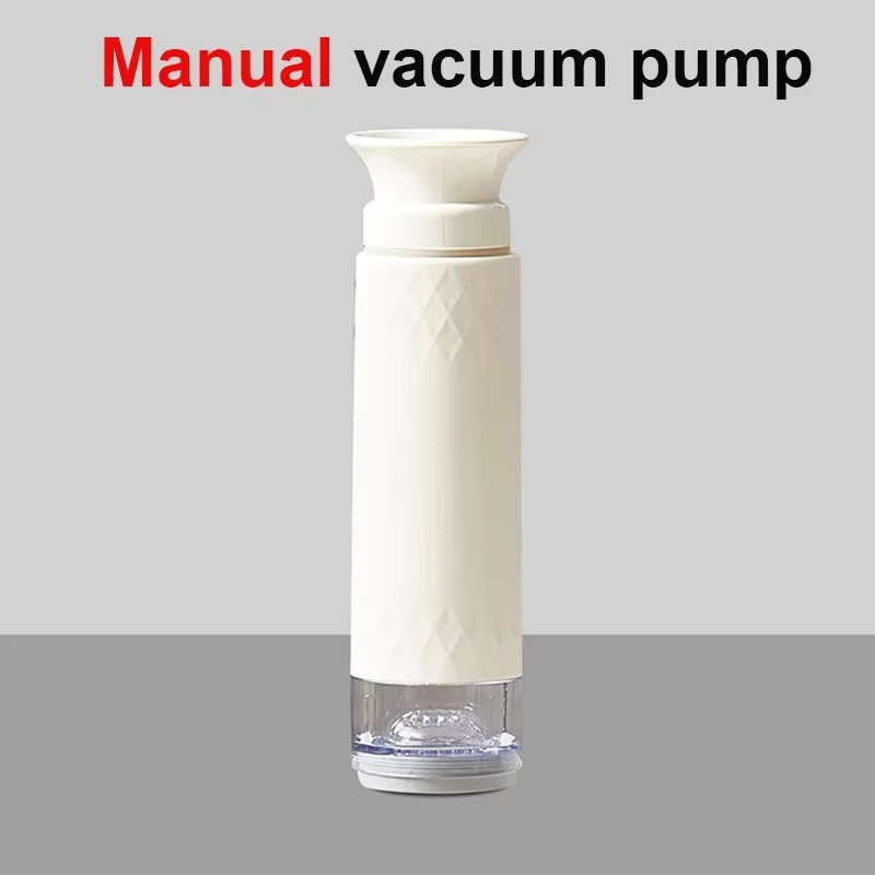 Plastic Vacuum Sealed Tank Electric Coffee Vacuum Container Kitchen Food Grains Candy Storage Box Fresh-keeping Tea Canister