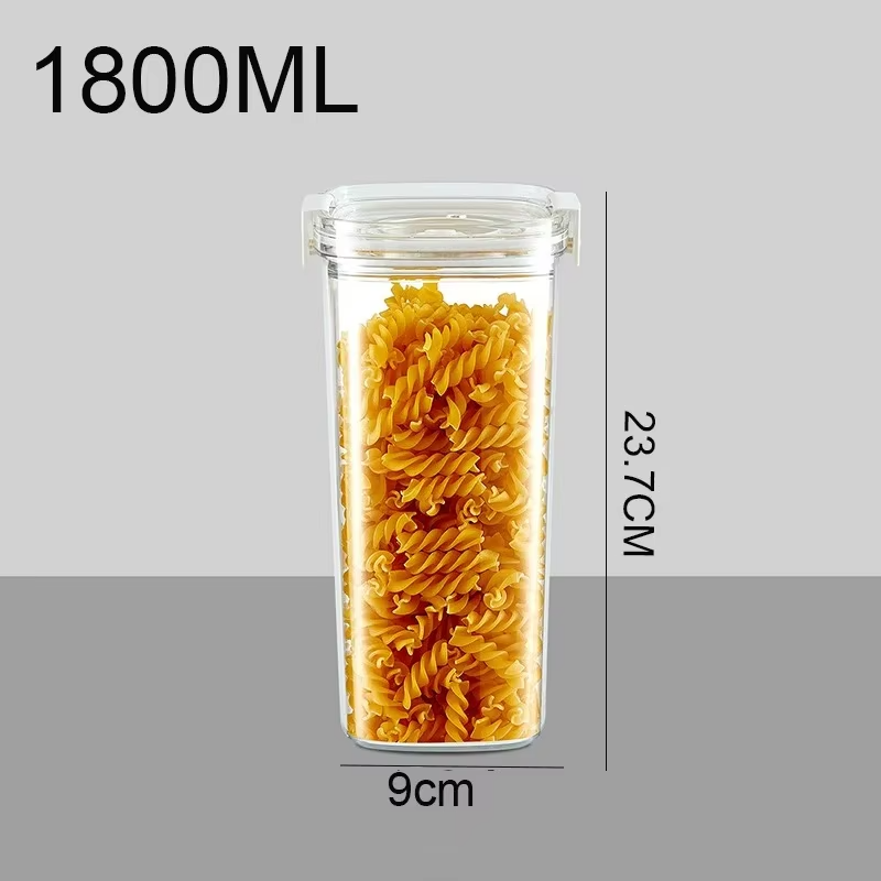 Plastic Vacuum Sealed Tank Electric Coffee Vacuum Container Kitchen Food Grains Candy Storage Box Fresh-keeping Tea Canister