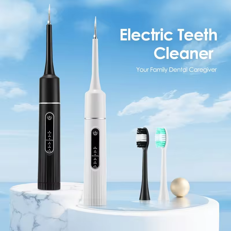 2 and 1 Ultrasonic Electric Teeth Cleaner Dental Scaler Teeth Whitening Tartar Removal Sonic Tooth Brush Electric Toothbrush