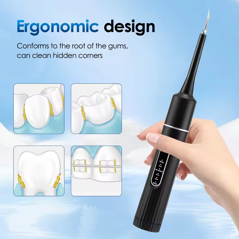 2 and 1 Ultrasonic Electric Teeth Cleaner Dental Scaler Teeth Whitening Tartar Removal Sonic Tooth Brush Electric Toothbrush