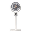 USB Rechargeable Floor Fan Silent Turbine Air Circulation Fan Portable Mini Timing Standing Cooling Fan For Home Bedroom Office