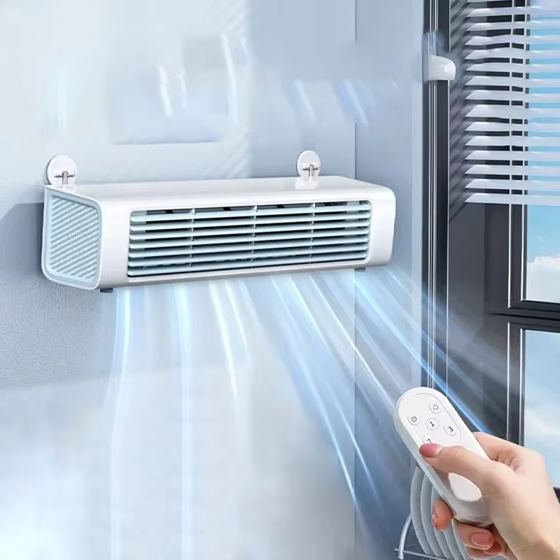 Portable Leafless Tower Fan 4000mAh Air Cooler Desktop Fan 3Speed Bladeless Air Conditioner Standing Fan for Bedroom Living Room