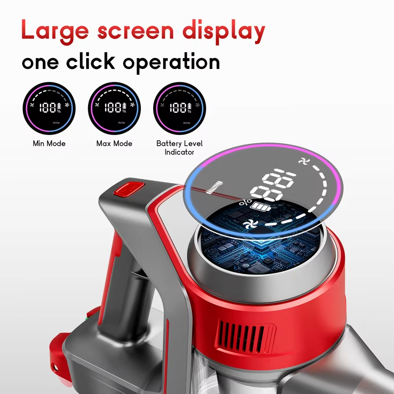 Honki Cordless Vacuum Cleaner 78KPA 45Mins 6*2200mAh Lightweight Stick Vacuum Cleaner for Home Hardwood Floor Carpet Pet Hair