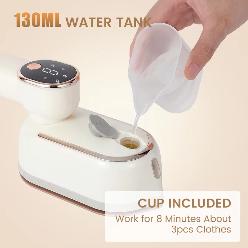 Handheld Portable Mini Steam Iron with Four Temperature Control High-Power Rotating Ironing Machine for Fabric Care