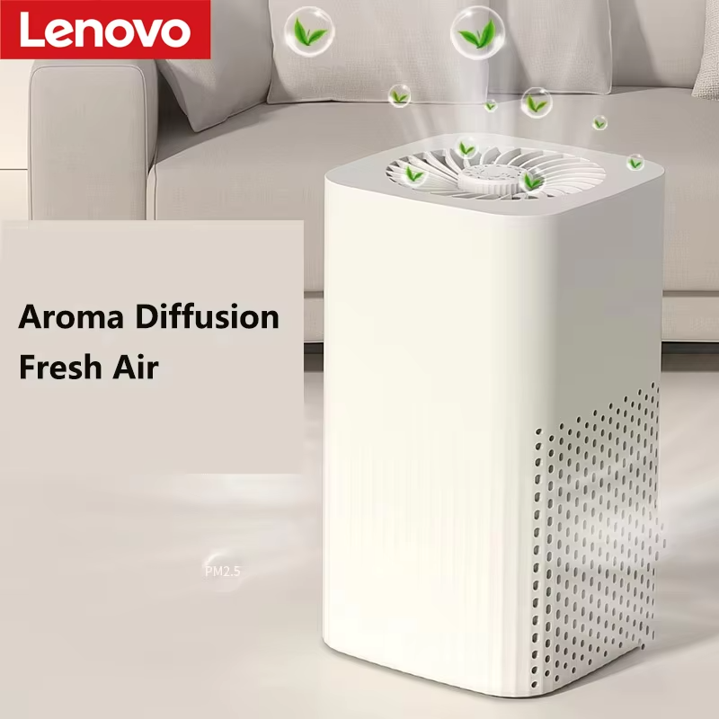 Lenovo Smart Air Purifier Desktop Air Cleaner 360°Air Intake Eliminate Formaldehyde Smoke Dust Quickly Removes Odors Low Noise