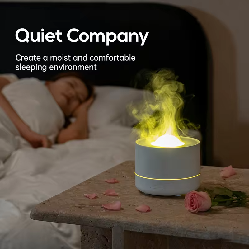 2025 New Galaxy Projection Air Humidifier - 360° Rotating Starry Sky, 7-Color Gradient Lights, Essential Oil Diffuser for Home