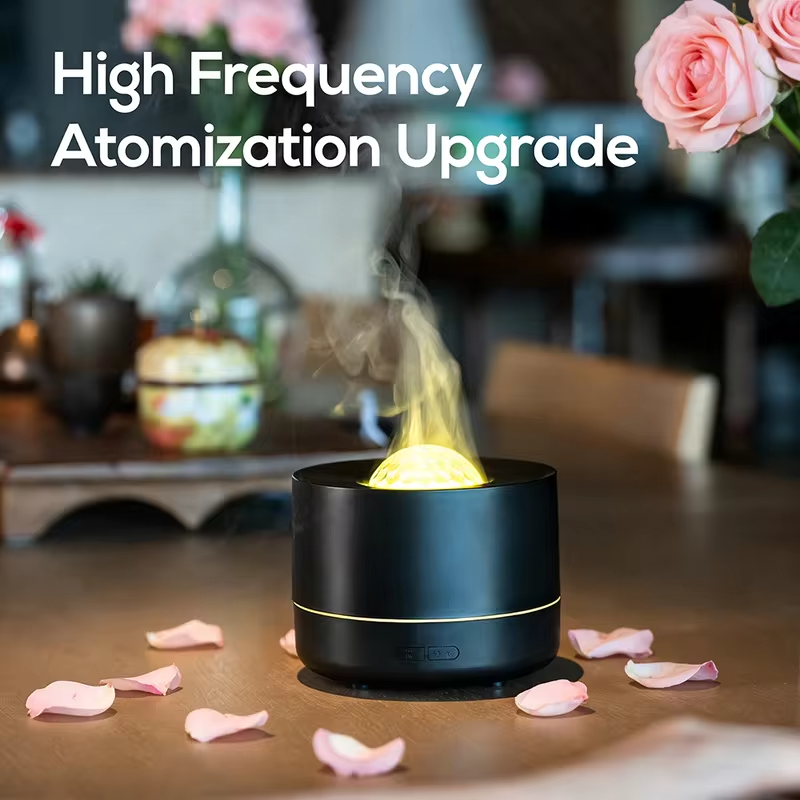 2025 New Galaxy Projection Air Humidifier - 360° Rotating Starry Sky, 7-Color Gradient Lights, Essential Oil Diffuser for Home