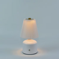 USB Desk Lamp Rechargeable LED Fabric Table Lamp Touch Control Dimmable Bedside Light 1200mAh Desk Light for Bedroom Living Room